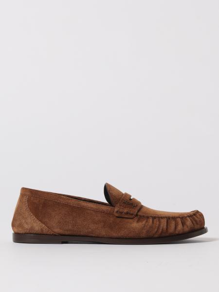 Mocassino Saint Laurent in camoscio