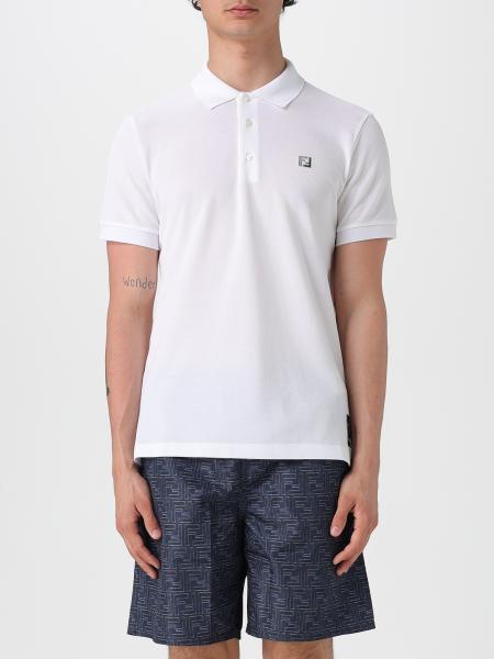 FF Cotton Polo Shirt Fendi