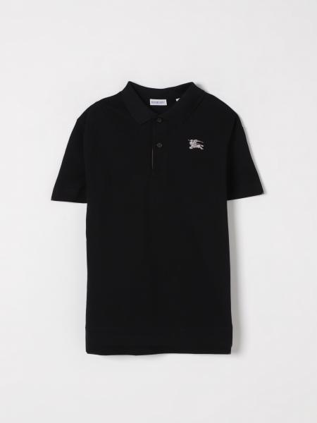 Kids designer clothes: Polo shirt boys Burberry