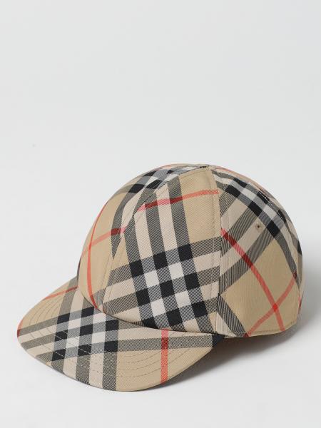 Cappello da baseball check Burberry in poliestere