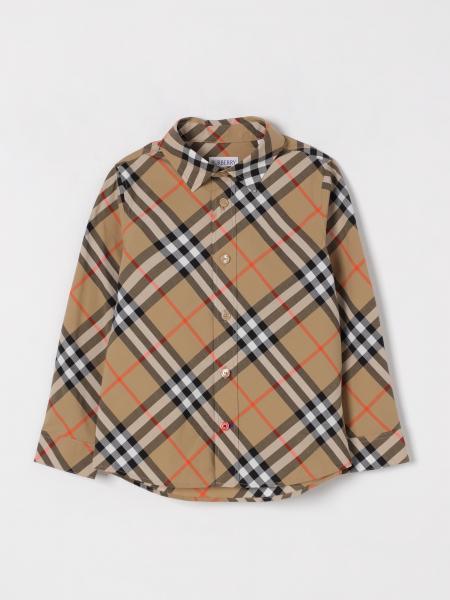 Camicia check Burberry in cotone