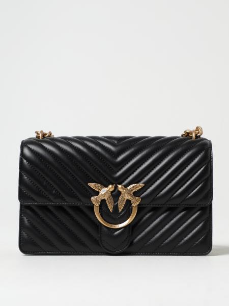 Borsa Love Classic Pinko in nappa trapuntata chevron