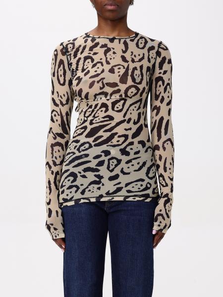 Top Sportmax in jersey animalier