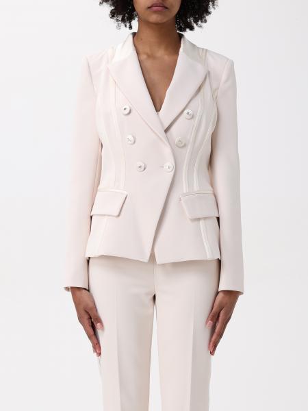 アウターその他 ELISABETTA FRANCHI Woman Blazer Yellow Cream GI142 193 ELISABETTA FRANCHI: Blazer woman - Yellow Cream | Elisabetta