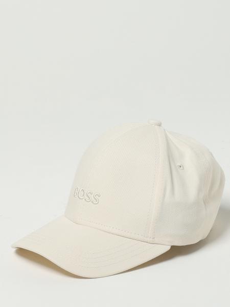 Cappello Boss in cotone con logo ricamato