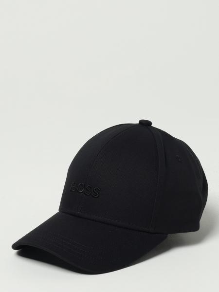 Cappello Boss in cotone con logo ricamato