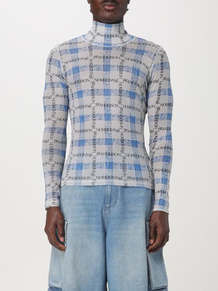 JW Anderson jersey sweater with check print