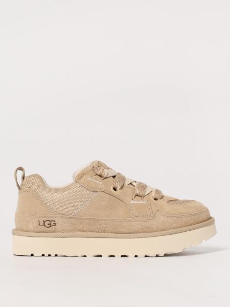 Lo Lowmel Suede and Mesh Sneakers UGG