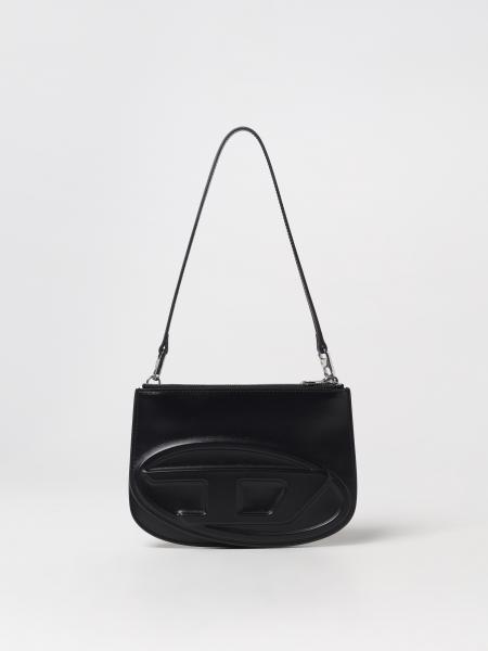 1DR Twin-Borsa a spalla double-pocket in pelle Diesel