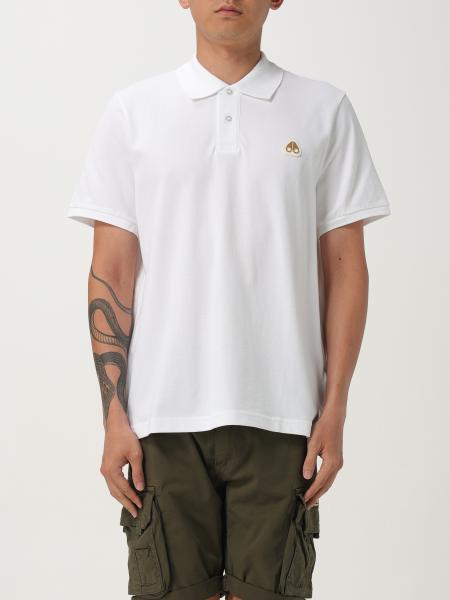 Polo de algodón con logo Moose Knuckles