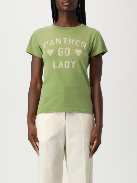 雑誌掲載【VALENTINO GARAVANI】パンサーレディグリーンTシャツ Valentino T-shirt for Women SS25 | GIGLIO.COM