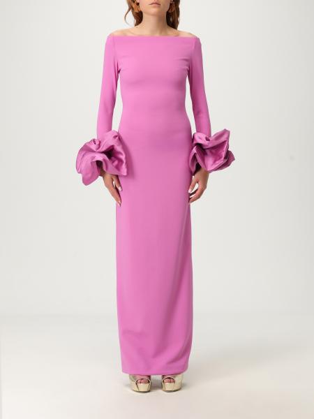 ワンピース SOLACE LONDON Woman Dress Fuchsia OS40014 BERRY PINK The Lia Maxi Dress in Fuchsia – Solace London
