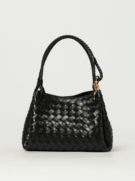 BOTTEGA VENETA ブラック ショルダーバッグ BOTTEGA VENETA：ショルダーバッグ メンズ - ブラック | GIGLIO