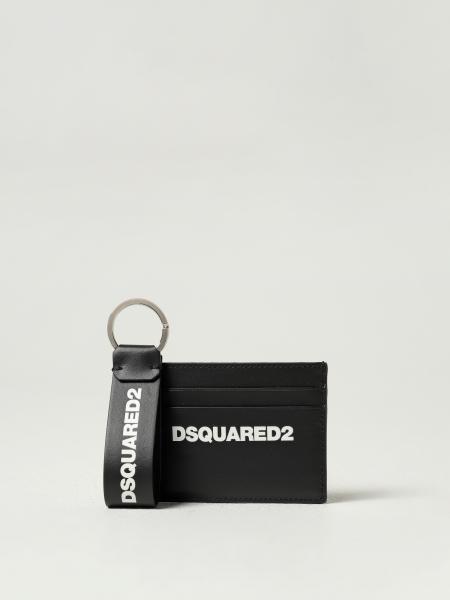 Leather Credit Card Holder and Key Ring Set Dsquared2