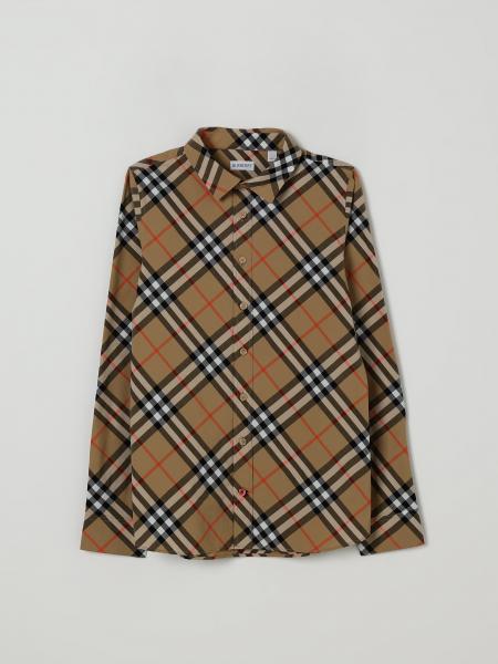 Рубашка из хлопка с узором Vintage Check Burberry