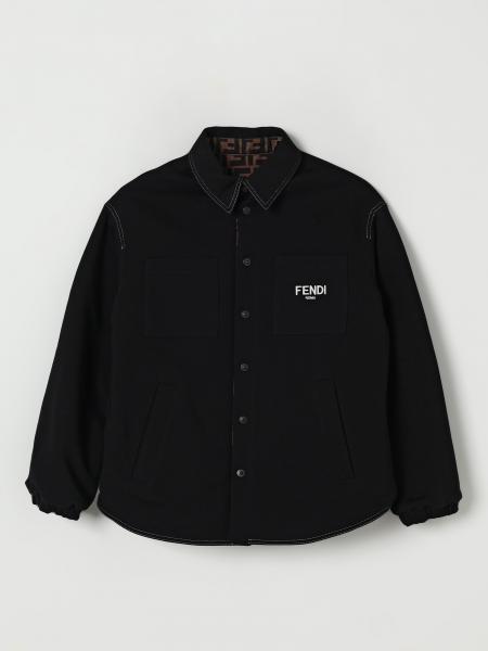 Overshirt reversibile Fendi in cotone e nylon