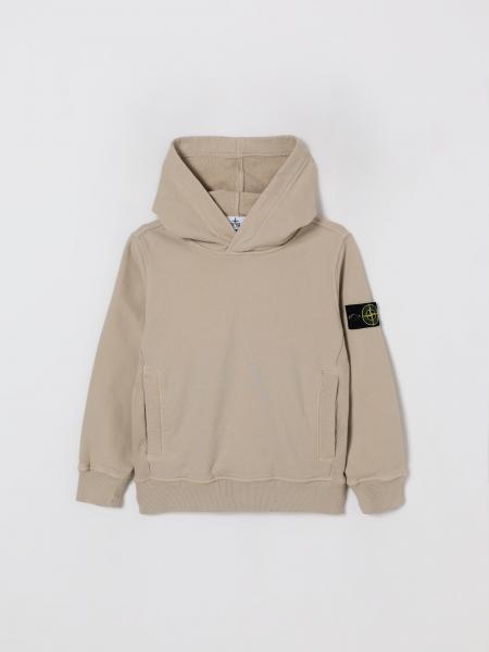 Cotton Hoodie Stone Island Junior