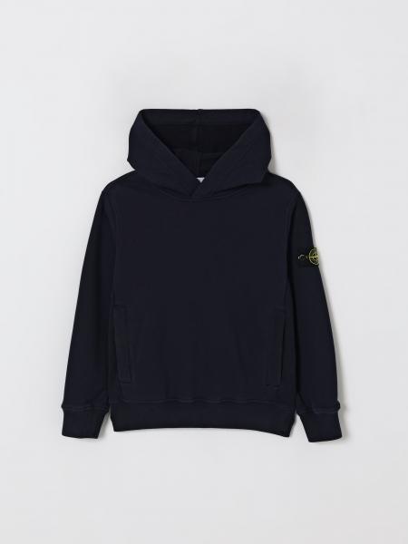 Cotton Hoodie Stone Island Junior
