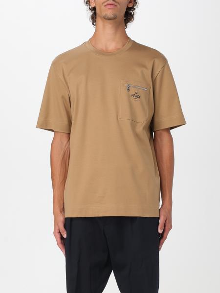 T-shirt Fendi in cotone con logo