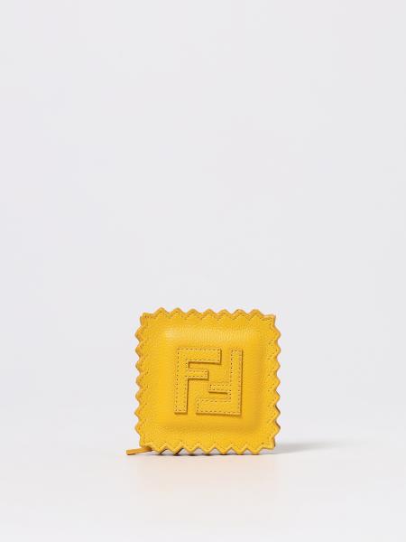 Charm Raviolo in pelle FF Fendi