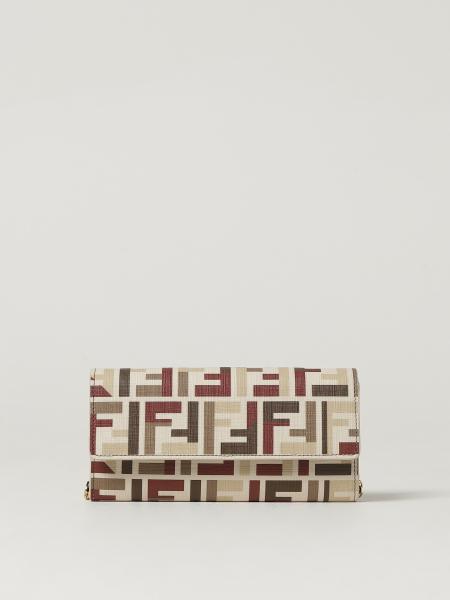 Continental With Chain Fendi in cotone spalmato con FF multicolor