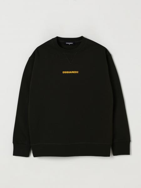 Cotton Logo Crewneck Sweatshirt DsQuared2