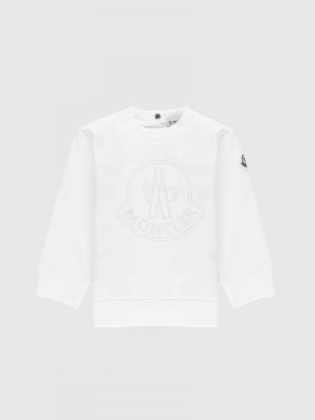 Хлопковая толстовка с круглым вырезом и логотипом Moncler