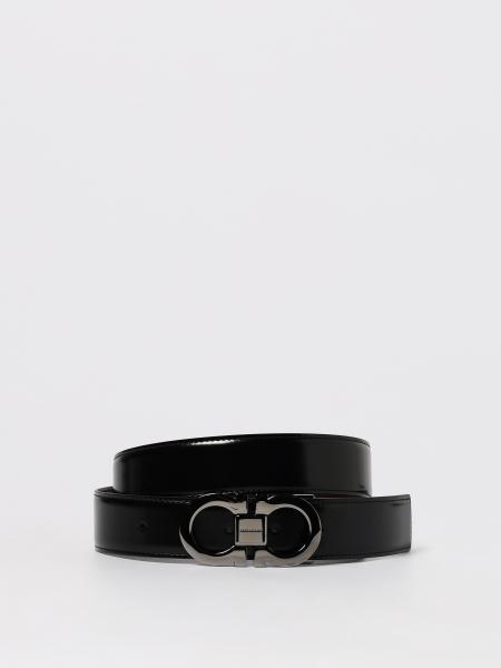 Ceinture Ferragamo réversible en cuir brossé