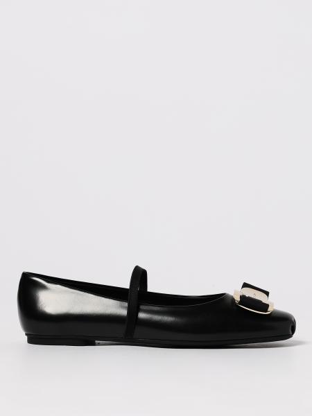 Ferragamo - Woman - Black - Flat