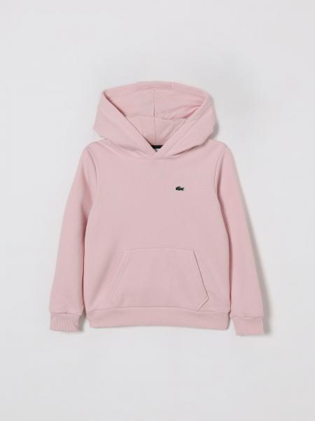 Felpa con cappuccio in cotone organico Lacoste