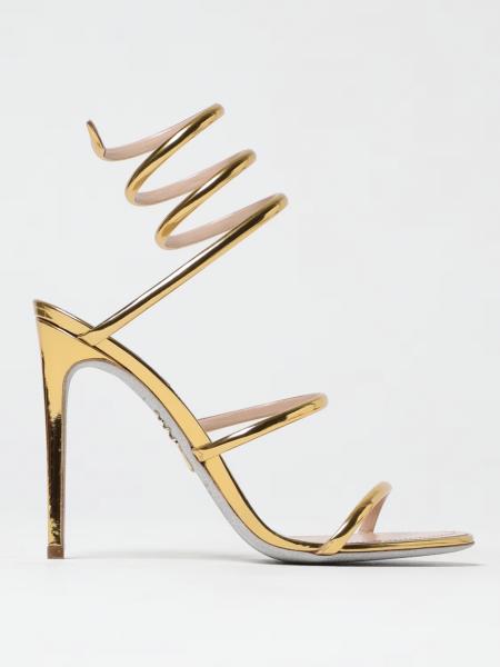 Cleo Rene Caovilla Sandal in Laminated Patent Leather