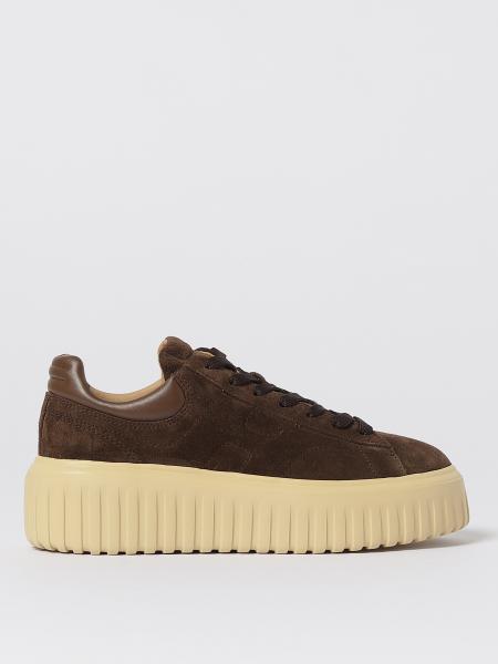 Sneakers H-Stripes Hogan in camoscio