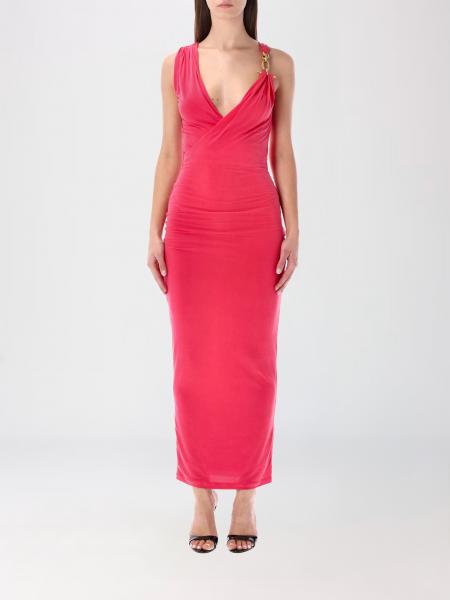Stretch Cupro Midi Dress Balmain