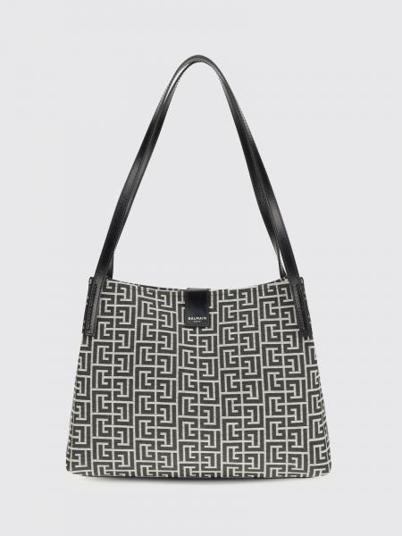 Release Jacquard and Calfskin Bag Balmain