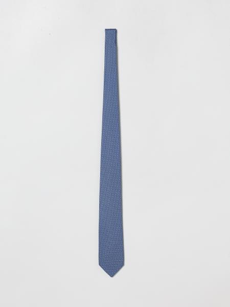 Corbata Gancini de seda estampada Ferragamo