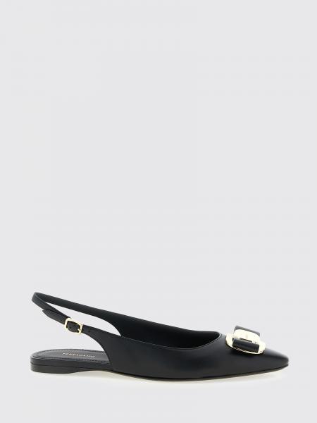 Vara Leather Ballerinas Ferragamo
