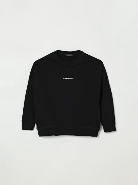 Cotton Crew Neck Sweatshirt Dsquared2
