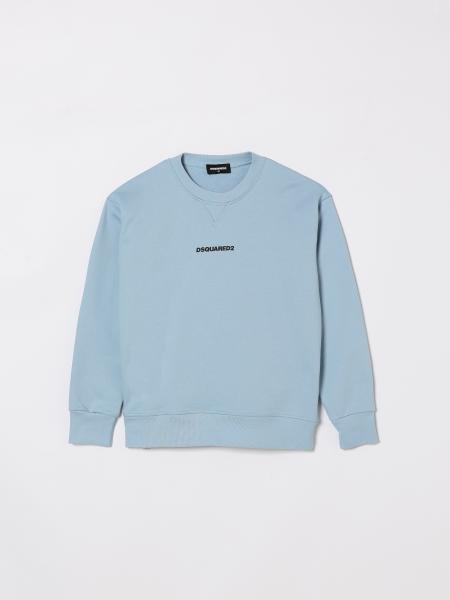 Cotton Crew Neck Sweatshirt Dsquared2