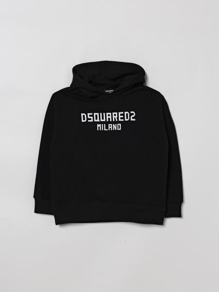 Cotton Hoodie with Logo Dsquared2