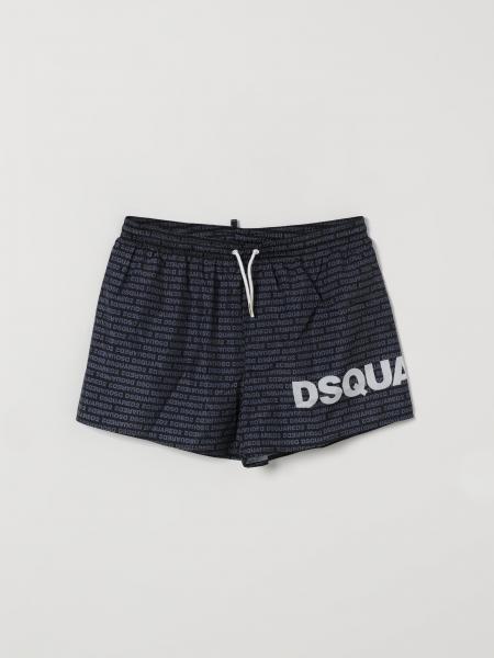 Swimsuit with All Over Logo DsQuared2