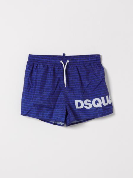 Swimsuit with All Over Logo DsQuared2