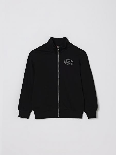 Cotton Zip-Up Sweatshirt Diesel