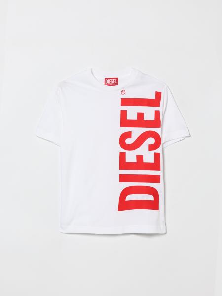 T-shirt Diesel en coton avec grand logo