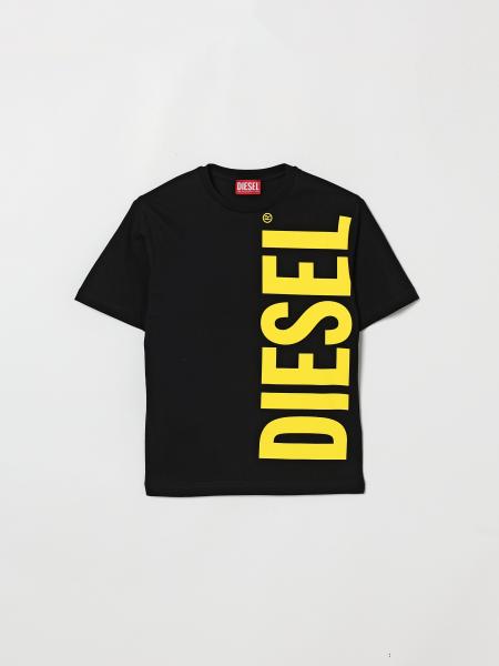 Baumwoll-T-Shirt mit großem Logo Diesel