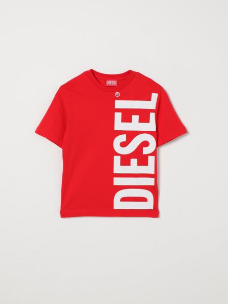 T-shirt Diesel en coton avec grand logo