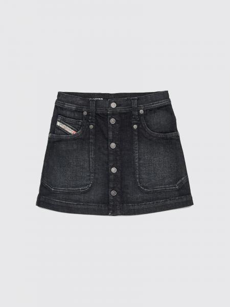 Jeans-Minirock mit Knöpfen Diesel