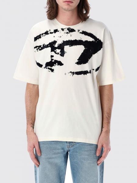 T-shirt en coton Oval D Diesel