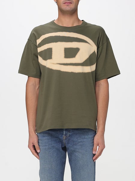 Oval D Baumwoll T-Shirt Diesel