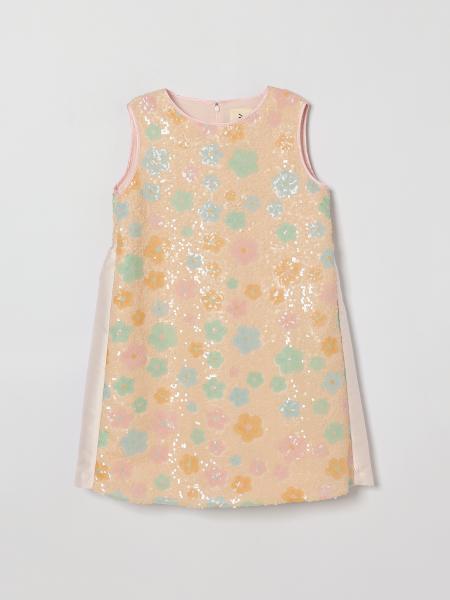 Simonetta Paillettenkleid mit Blumenmuster