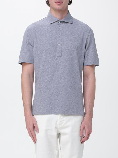 Cotton Jersey Polo Shirt Brunello Cucinelli